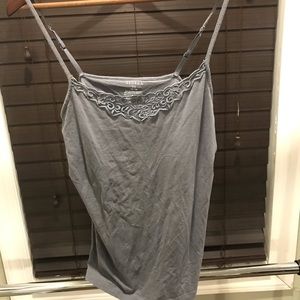 Grey Lacey Undershirt
